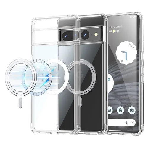 Für Google Pixel 8 Pro Handy Tasche MAGSAFE Full Body Etuis Hülle Cover Schutz
