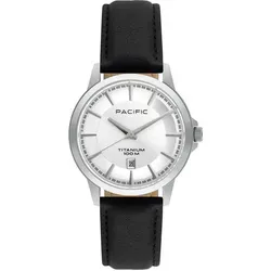 Pacific Titanium Herrenuhr PC00643 - Elegante Herrenuhr mit leichtem Titangehäuse und modernem Design. Ausgestattet mit Quarzwerk, Mineralglas und bis zu 100 Meter wasserdicht – ideal für den täglichen Gebrauch.
