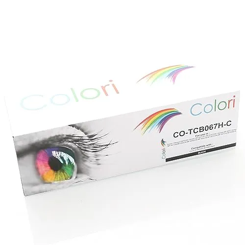 Colori Kompatibler Toner XXL für Canon 067H BK Schwarz - Hochwertiger kompatibler Toner XXL mit Chip für Canon Drucker. Ideal für langlebige Druckergebnisse und zuverlässigen Einsatz in Büro und Homeoffice.