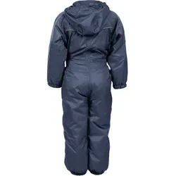 Trespass Regenanzug Dripdrop für Kinder - Der Trespass Regenanzug Dripdrop in Navy Blue schützt zuverlässig vor Nässe. Mit abnehmbarer Kapuze und elastischen Bündchen bietet er Komfort und eine perfekte Passform für unbeschwerte Regentage.