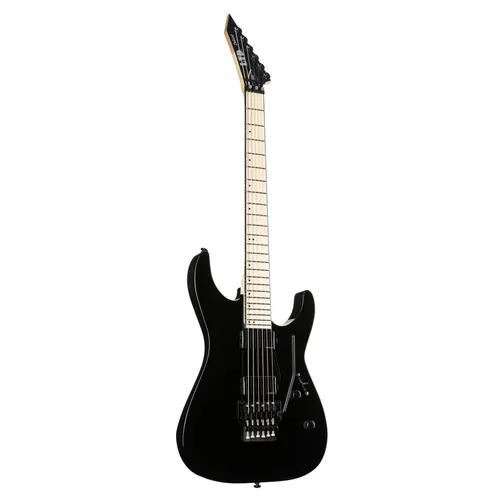 ESP LTD M-1000 Maple Black E-Gitarre - Moderne E-Gitarre mit Set-Through-Konstruktion für optimales Spielgefühl und vielseitige Klänge. Ausgestattet mit Fishman Fluence Pickups für individuelle Soundoptionen und Floyd Rose Tremolo für präzise Stimmung.