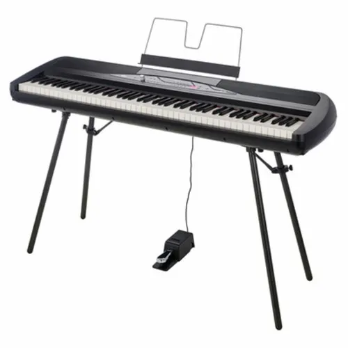 Korg SP-280 BK Digital Piano - Keyboards mit 88 Tasten, natürlich gewichteter Hammermechanik und 120-stimmiger Polyphonie, ideal für Musiker auf jedem Niveau.
