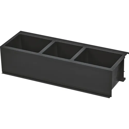 NINKA sideBox - Ordnungselement für Auszüge, anthrazit - Aufbewahrungsbox für Schubkästen, bietet durch seitliche Andockung optimalen Halt und maximiert den Stauraum. Ideal für BLUM LEGRABOX oder TANDEMBOX.