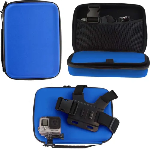 Navitech Blue Case For COOAU Action Cam HD 4K 20MP WiFi