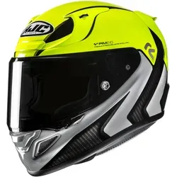 HJC RPHA 12 KOS MC3H Integraler Motorradhelm, L - Motorradhelm mit extrem schlagfester P.I.M EVO-Schale, 99% UV-Schutz, und schnellem RapidFire-System für einfache Visierwechsel. Ideal für sportliche Fahrer, die Leistung und Komfort verlangen.