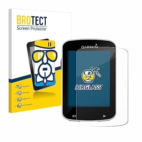 BROTECT Schutzglas Folie für Garmin Edge Explore 820 Panzer Schutzfolie Glas [Extrem Kratzfest 9H, Anti-Fingerprint, Ultra-Transparent]