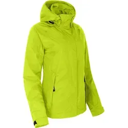 Bergson Regenjacke ROCKRIDER Damen Regenjacke, Netzfutter, 12000 mm Wassersäule, Kurzgrößen, leuch grün kurz | 22