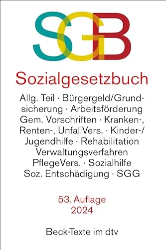 Sozialgesetzbuch mit Sozialgerichtsgesetz (Beck-Texte im dtv)
