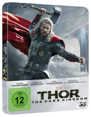 Thor - The Dark Kingdom / Steelbook / Marvel / 2D & 3D / Blu-ray / NEU