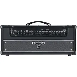 Boss Katana Artist Head Gen 3 - Topteil mit Transistorverstärker, 100 Watt Leistung und vielseitigen Klangmöglichkeiten; ideal für professionelle E-Gitarristen, die nach erstklassigem Sound und flexibler Anwendung suchen.