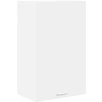 vidaXL Hängeschrank Riga Weiß 50 x 31 x 80 cm - Moderner Hängeschrank aus hochwertigem Holzwerkstoff für deine Küche. Mit elegantem Design und großzügigem Stauraum für eine ordentliche Aufbewahrung von Küchenutensilien. Pflegeleicht und ideal für jeden Küchenstil.
