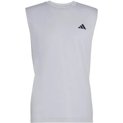 adidas FR SL Funktionstank Herren – atmungsaktiv und komfortabel in halsil, Größe M - Legeres Funktionstank mit Rundhalsausschnitt und Logoprint; ideal für sportliche Aktivitäten, bietet optimalen Tragekomfort und schnelle Trocknung dank innovativer Technologie.