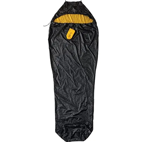 Cocoon Hooded Vaper Barrier Liner Schlafsack – Schwarz – L - Schlafsäcke, atmungsaktiver Vaper Barrier Liner für optimale Temperaturregulierung und zusätzlichen Komfort beim Camping.