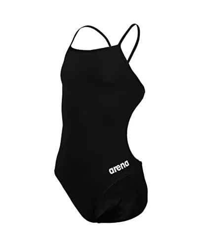 ARENA Mädchen Girl's Team Swimsuit Challenge Solid Badeanzug - Kinder-Bademode: Komfortabler und schnelltrocknender Einteiler aus MaxLife Eco-Gewebe, ideal für intensive Trainingseinheiten mit hervorragender Chlorbeständigkeit und UPF 50+ UV-Schutz.