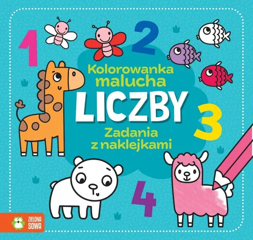 KSIAZECZKA EDUK 200X190 LICZBY NAKL ZS WYDAWNICTWO ZIELONA SOWA 9788382994223