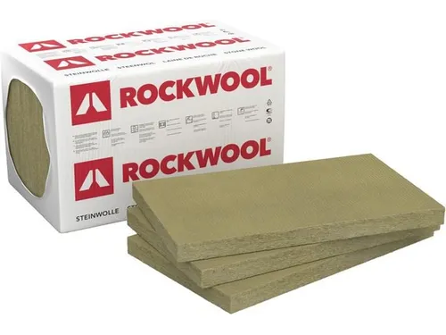 Rockwool Trennwandplatte Sonorock Steinwolle WLG 040 - Mineralfaser Dämmstoffe, hochwirksame Schall- und Wärmedämmung für optimale Raumakustik und Energieeffizienz.