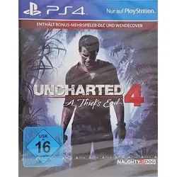 Uncharted 4: A Thief's End für PS4 - Das epischste Abenteuer - Games - Erlebe das neueste Kapitel von Nathan Drakes Abenteuer mit beeindruckender Grafik und dynamischem Gameplay. Ideal für Fans von Action- und Abenteuer-Spielen.