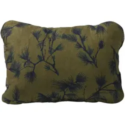 Therm-a-Rest Compressible Pillow L - Komfortables Reisekissen in Oliv-Dunkelgrün - Kissen für Reisen, bietet hervorragenden Schlafkomfort und lässt sich kompakt verstauen.