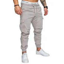 Amaci&Sons Chinohose LOS ANGELES Cargo Jogger-Chino grau W34 - Bequeme Cargo Jogger-Chinohose in Hellgrau (W34) aus 98% Baumwolle und 2% Elasthan. Ideal für lässige Outfits, bietet Stretch für optimalen Tragekomfort.