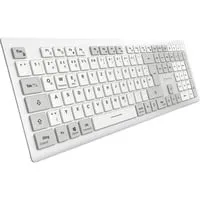 Sharkoon OfficePal K30W - Kabellose Office Tastatur mit leisen Scissor-Schaltern - Tastatur für Büroanwendungen mit 110 Stunden Akkulaufzeit und leisen Scissor-Schaltern, perfekt für konzentriertes Arbeiten unter Windows und macOS.