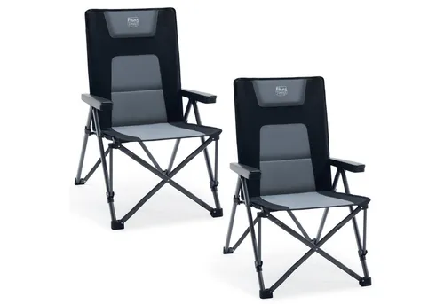 TIMBER RIDGE Faltbarer Campingstuhl - 260 kg belastbar - Praktischer Campingstuhl mit hoher Tragfähigkeit und verstellbarer Rückenlehne. Ideal für Outdoor-Aktivitäten, leicht zu transportieren und mit Tragetasche. Robustes Material sorgt für Langlebigkeit und Komfort.