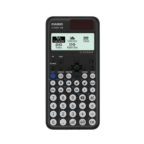 Casio FX-85GTCW Wissenschaftlicher Taschenrechner - Wissenschaftliche Taschenrechner, duale Stromversorgung mit Solar und Batterie, ideal für Prüfungen und Bildung, empfohlen für GCSE und höhere Klassen.