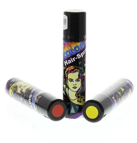 FASCHING 30108 Hairspray color gelb, Haarspray mit Farbe NEU/OVP