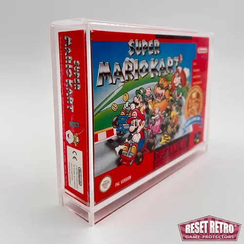 Acryl Case passend für Super Nintendo SNES OVP UV-Schutzhülle box protector
