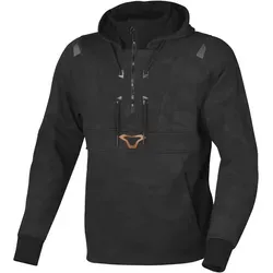 Macna Motorradjacke Byron Hoodie mit Protektoren - Motorradjacke in Hoodie-Form mit abnehmbarer Kapuze, Aramid-Verstärkungen und reflektierenden Elementen für erhöhte Sicherheit. Ideal für stilbewusste Fahrer.