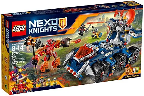 LEGO® Nexo Knights™ 70322 Axls mobiler Verteidigungsturm - LEGO Set mit 670 Teilen, ideal für Kinder von 8-14 Jahren. Erlebe spannende Ritterabenteuer mit Axls mobilem Verteidigungsturm!