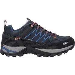 CMP Herren Trekking Schuhe Rigel Low 3Q13247 - B.Blue-Flash Orange, Größe 39 - Wanderschuhe mit wasserfester CLIMAPROTECT Membran, optimale Stabilität durch TPU-Einsatz und komfortabler Ortholite Einlegesohle für lange Wanderungen.