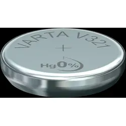 Varta 0321101111 Silber-Oxid Uhrenzelle V321 (SR65) - 1,55 Volt, 13 mAh, langlebige Energie für präzise Uhrenleistung