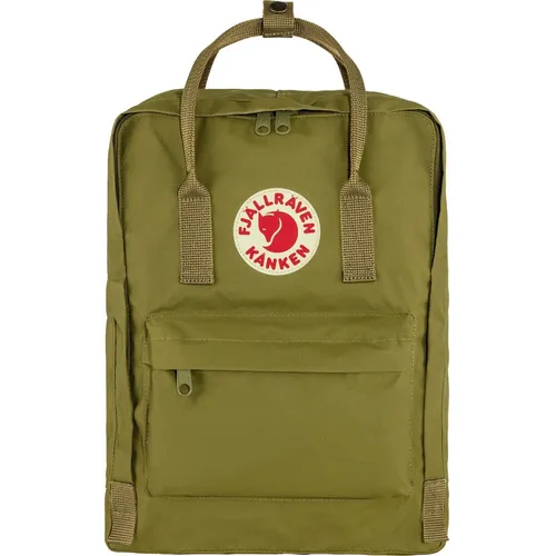 Fjällräven Kånken Rucksack - Foliage Green, One Size - Tagesrucksäcke mit strapazierfähigem Vinylon-F, herausnehmbarem Rückenpolster, das auch als Sitzkissen dient, und reflektierendem Logo für mehr Sicherheit.