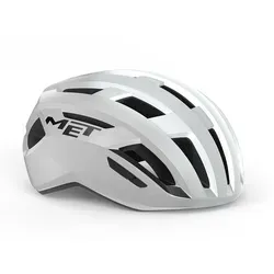 MET Unisex-Adult Vinci MIPS Helm, Weiß Silber, M / 56-58cm - Fahrradhelm mit MIPS-Technologie für zusätzlichen Schutz, In-Mould-Polycarbonat-Schale und komfortable Anpassung durch das Safe-T DUO-System.