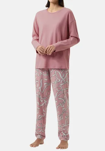 Mey Pyjama Pretty Bows (Set, 2 tlg) - Atmungsaktiver Schlafanzug in Rosa XXL (46) - Bequemes 2-teiliges Set aus 100% Baumwolle in Bridal Rose, perfekt für entspannte Nächte. Der Rundhals-Ausschnitt und die langen Ärmel sorgen für hohen Tragekomfort.
