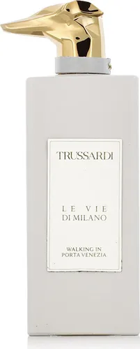 Trussardi Walking in Porta Venezia - EdP 100ml - Unisex Eau de Parfum, inspiriert von Mailands Porta Venezia, vereint spritzige Zitrusnoten mit erdigen Akzenten für einen eleganten und langanhaltenden Duft.