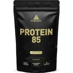 Protein 85 - 900g : Strawberry I 30 Portionen I Pulver I Mehrkomponentenprotein I Sojaprotein I Casein I Weizenprotein I Vitaminzusatz