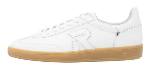 Rieker Herren San Diego U2200 Sneaker Low, Weiss 80, 44 EU - Herren-Sneaker aus echtem Leder mit Swing2Go-Technologie für optimalen Tragekomfort den ganzen Tag.