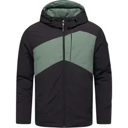 Ragwear Winterjacke Cassey Warm YOUMODO Warme Herren Jacke mit verstellbarer Kapuze schwarz S (46)