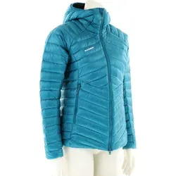 MAMMUT Damen Funktionsjacke Broad Peak IN Hooded Jacket - Funktionsjacke für Bergabenteuer mit 800 cuin Bauschkraft, wasserabweisenden Daunen und abriebfestem Pertex® Quantum Material – ideal für alpine Bedingungen.