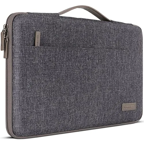 DOMISO Tasche Hülle für 11.6 Zoll Notebook iPad, Wasserdicht Laptophülle Laptop Sleeve Case Schutzhülle für 13" MacBook Air Pro 2020/ Surface Pro 7 X /13.4" Dell XPS 13/MateBook 13 2020, Dunkelgrau