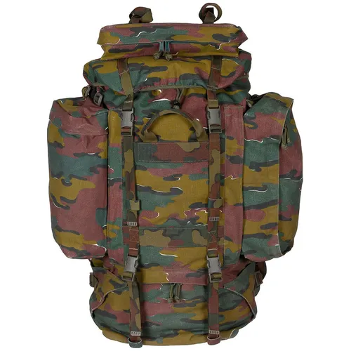 Belgischer Rucksack M97, 120 Liter - Robuster Rucksack M97 der Belgischen Armee, 120 Liter Volumen, ideal für Outdoor-Abenteuer und Reisen. Strapazierfähiges Cordura-Material und gepolsterte Gurte für optimalen Tragekomfort.