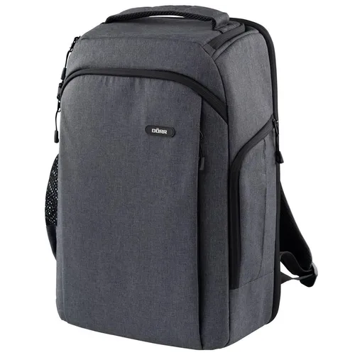 DÖRR Fotorucksack Prag Go - Robuster Kamerarucksack mit 16 Zoll Laptopfach - Kamerarucksäcke mit wasserdichtem Design, flexible Inneneinteilung und optimalem Schutz für Ihre Ausrüstung. Ideal für Fotografen, die Komfort und Funktionalität suchen.