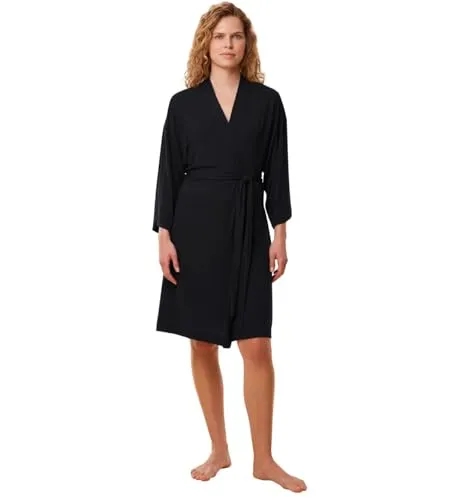 Triumph Damen Aura Spotlight Robe - Elegant und Bequem in Schwarz, Größe 40/42 - Bademäntel für Damen, aus hochwertigem Material für maximalen Komfort und stilvolles Design.