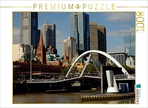 CALVENDO Puzzle CALVENDO Puzzle Melbourne 1000 Teile Lege-Größe 64 x 48 cm Foto-Puzzle Bild von Peter Schickert, 1000 Puzzleteile