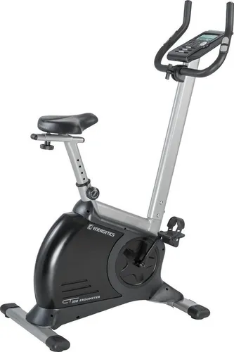 Energetics Heimtrainer Ergometer CT 350 - Schwarz/Silber - Heimtrainer mit externem Netzteil, ideal für ein effektives Workout zu Hause und für Benutzer bis 100 kg geeignet.