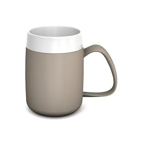 Ornamin Schnabelbecher mit Trink-Trick, 2-tlg., bruchstabil & BPA-frei - Praktischer 2-tlg. Schnabelbecher mit innovativem Trinkaufsatz für intuitives Trinken. Ideal für Menschen mit eingeschränkter Bewegungsfreiheit. Hält Getränke warm oder kühl und sorgt für unauffällige Nutzung im Alltag.
