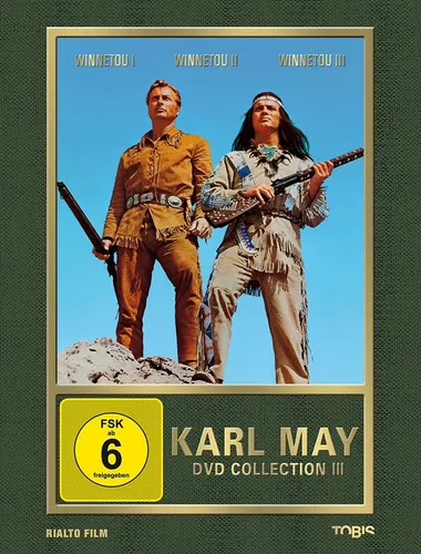 Karl May - Collection III (3) - Winnetou I, II, III (NEU) - 3er DVD-Set mit den Klassikern von Karl May. Versiegelt und in hochwertiger Box, ideal für Western-Fans und Sammler. FSK 6, auf Deutsch und Englisch.