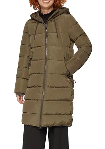 Q S by s.Oliver Damen 2150000 Jacke - Stehkragen, fixierte Kapuze, Regular Fit und praktische Reißverschlusstaschen