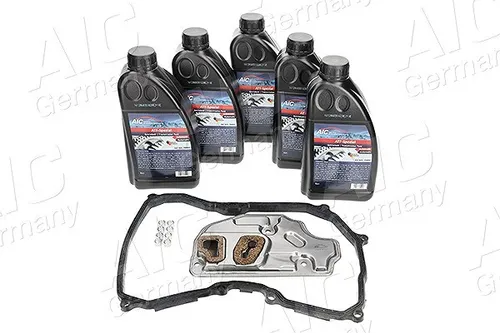 VW Passat & Touran Ölwechsel Set für Automatikgetriebe - AIC 70678SET - Getriebefilter-Set für VW Passat und Touran, inklusive 5 Liter Öl und Hydraulikfilter. Einfacher Austausch, empfohlenes Wechselintervall: 60.000 km.
